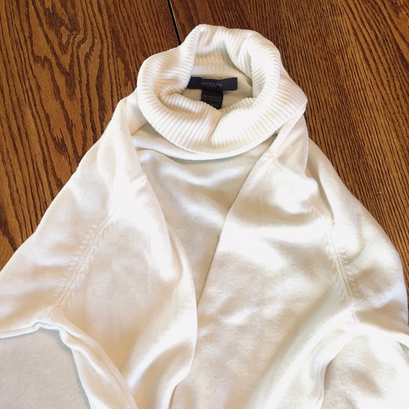 Cowl Neck Long Sleeve Sweater by redoute - Picture 4 of 8